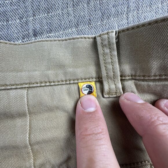 Duck Head Gold School Pant Men 42x32 Tan Chino Khaki Classic Fit Stretch - Picture 8 of 10